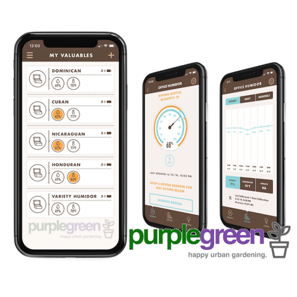 Boveda Butler Smart Sensor purplegreen Linz Boveda Butler Smart Sensor purplegreen Linz